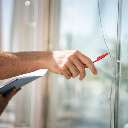 broken glass repair in Gainesville, FL